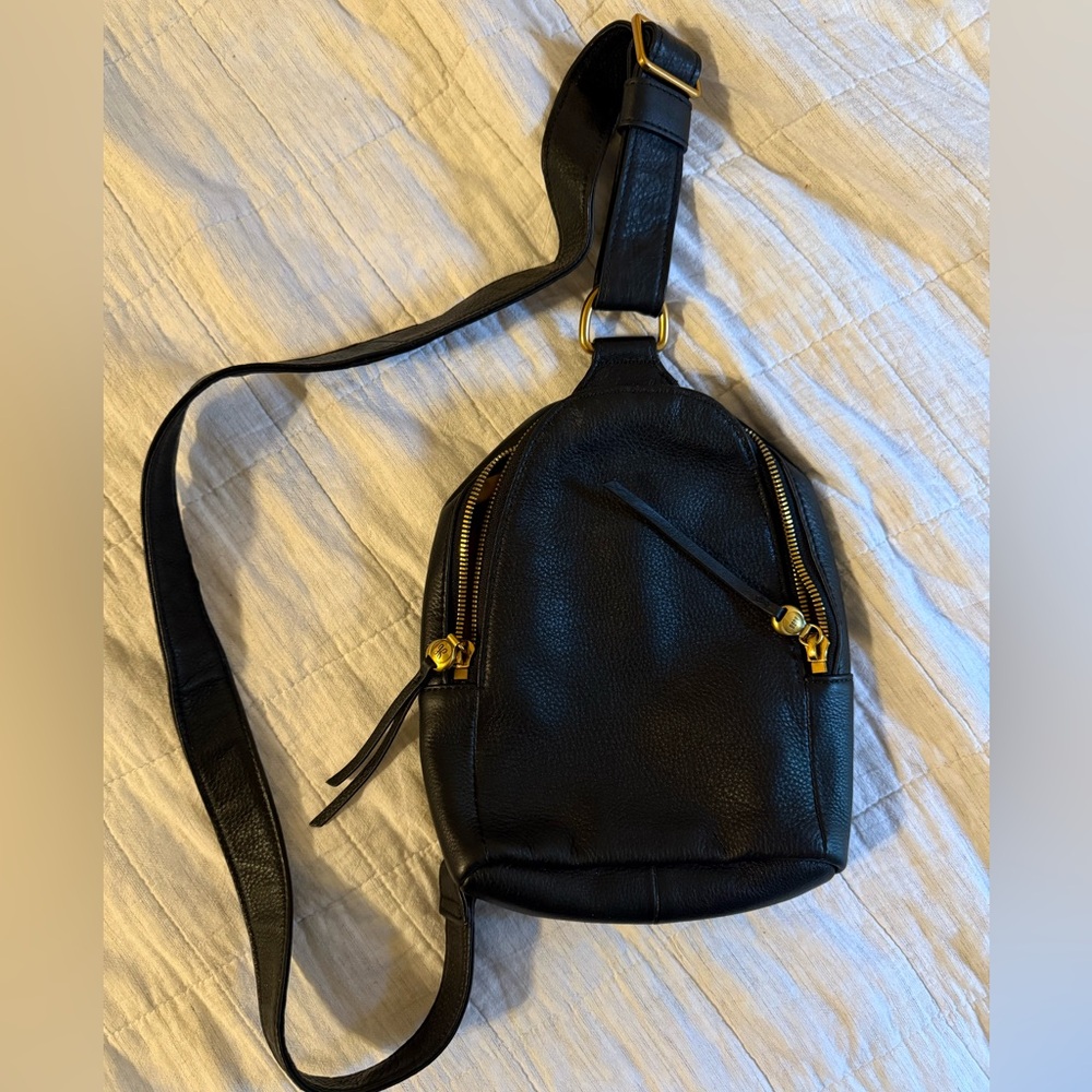 Hobo fern sling Leather Crossbody Bag belt bag